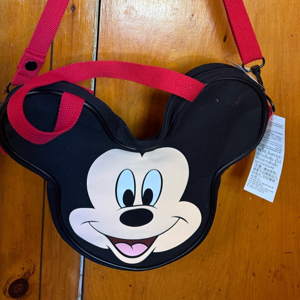 NWT- Disney Mini Mickey Mouse Head Crossbody Bag